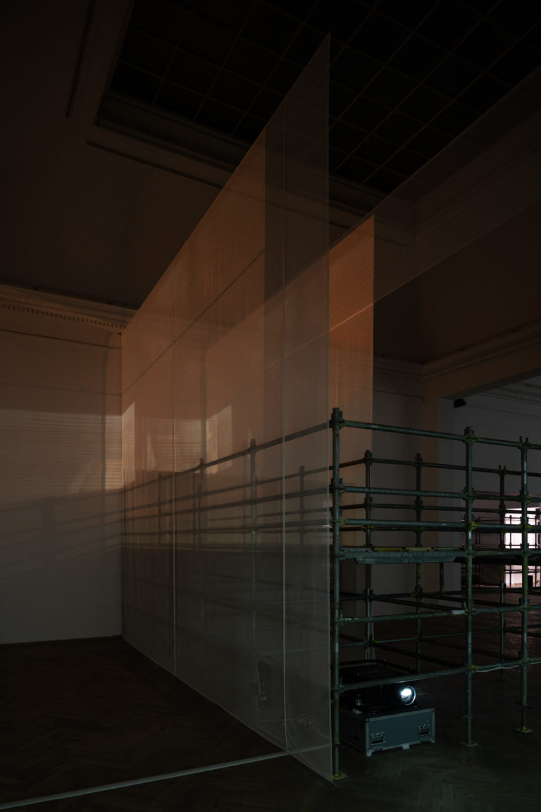 stillads der fungerer som skulptur