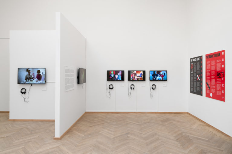 installationsbillede af videoværker